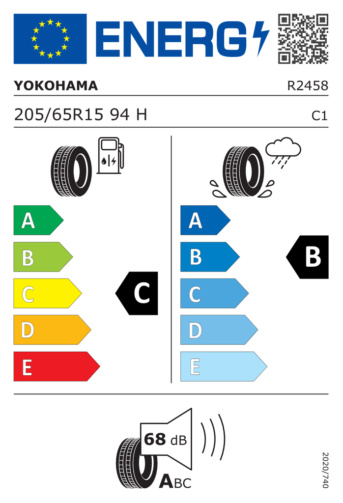 EU Tyre Label 631312