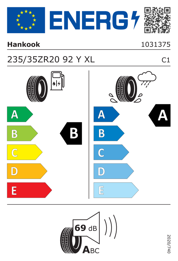 EU Tyre Label 1236710