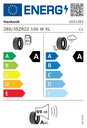 EU Tyre Label 1293281