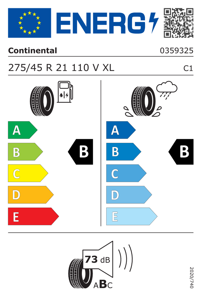 EU Tyre Label 482682