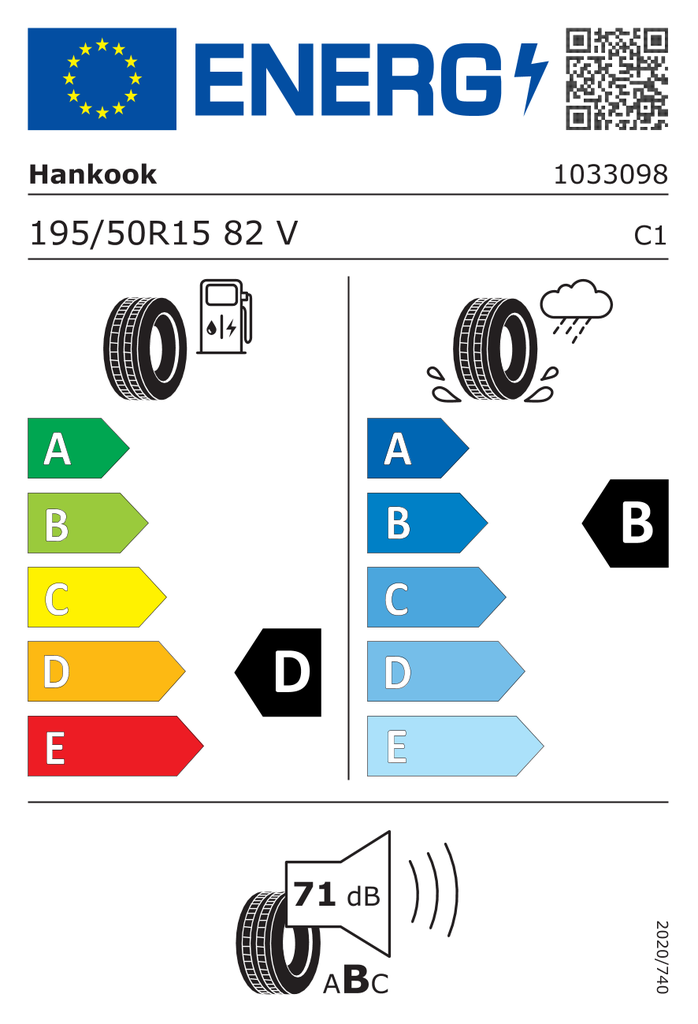 EU Tyre Label 1316118