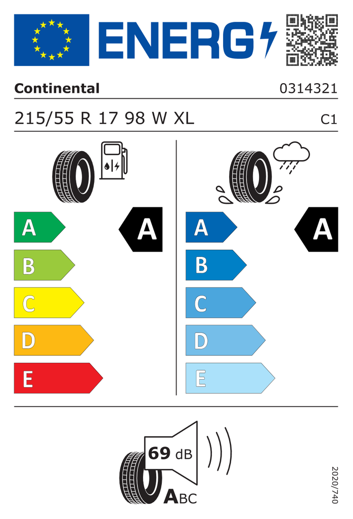 EU Tyre Label 1465181