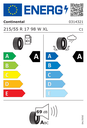 EU Tyre Label 1465181