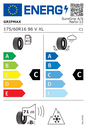 EU Tyre Label 1512509