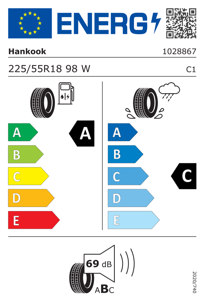 EU Tyre Label 1360571