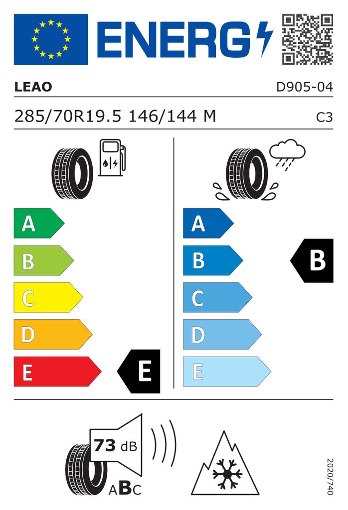 EU Tyre Label 466315