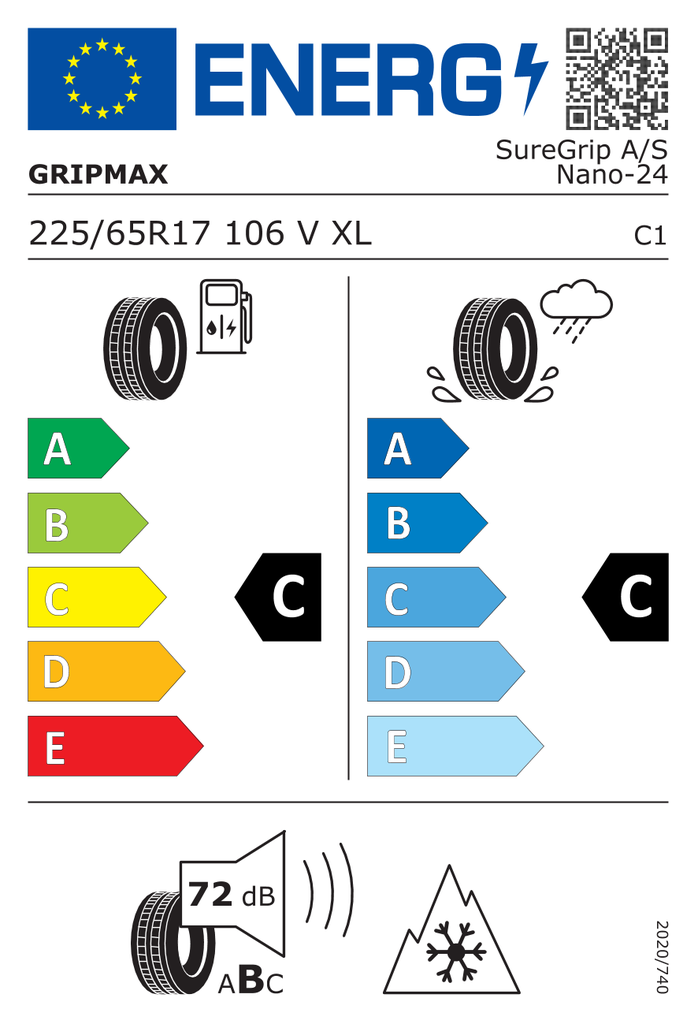 EU Tyre Label 1805082