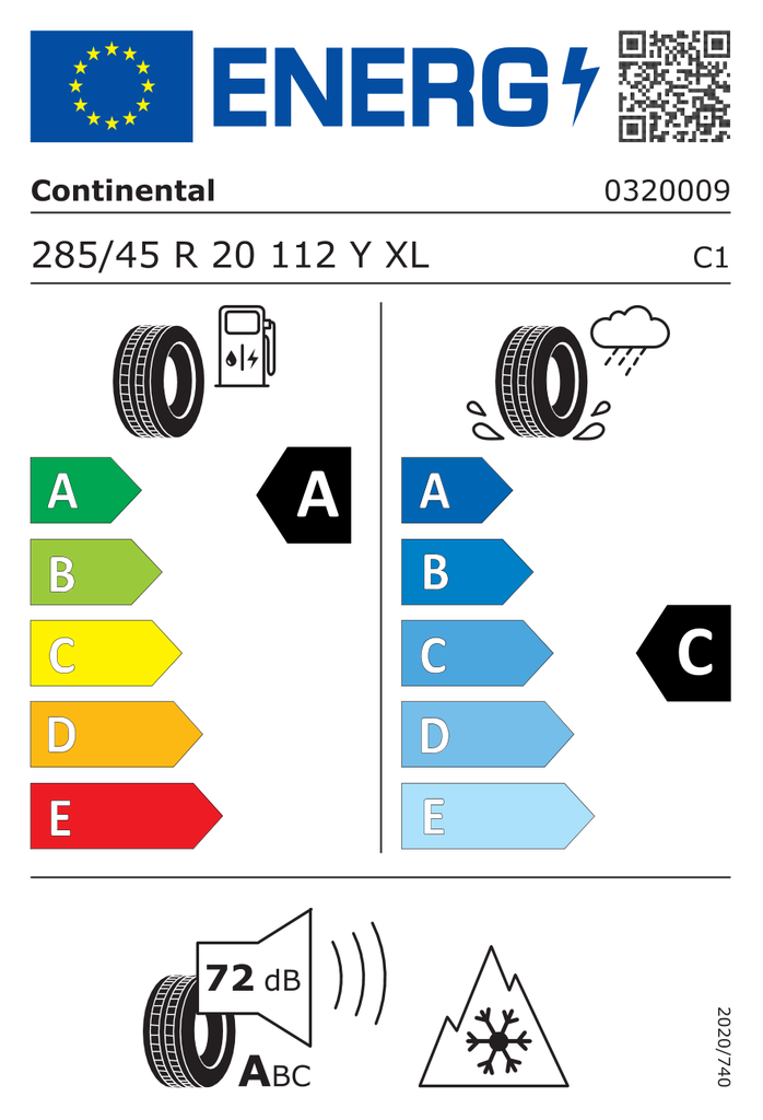 EU Tyre Label 1227492