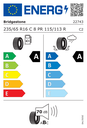 EU Tyre Label 465925