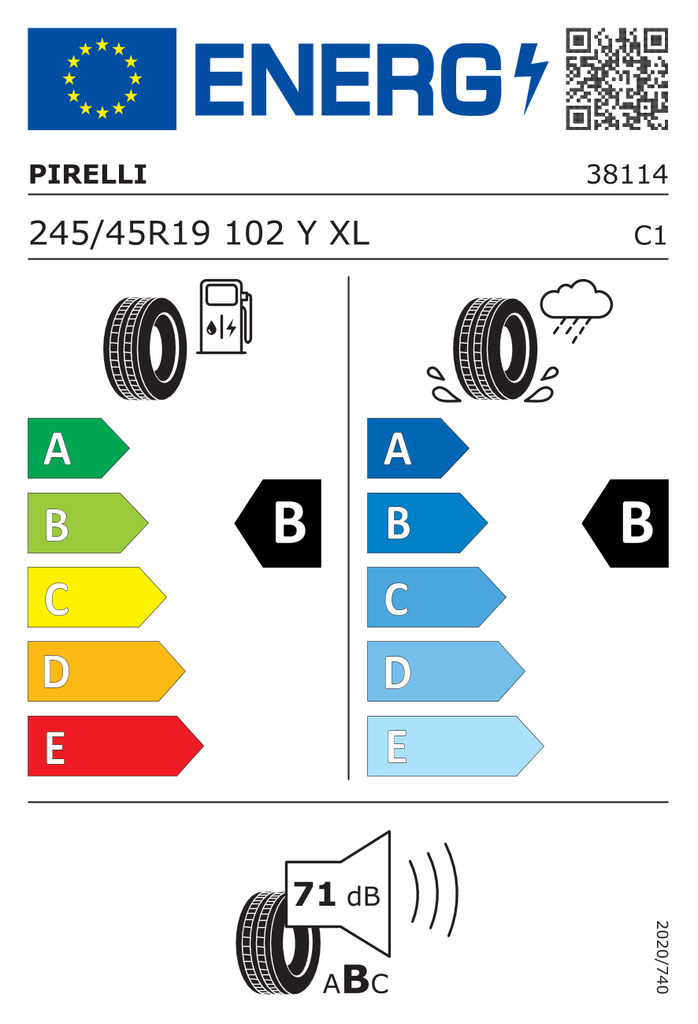 EU Tyre Label 1861371