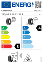 EU Tyre Label 505868