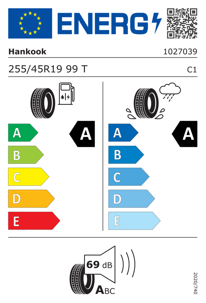 EU Tyre Label 1125134