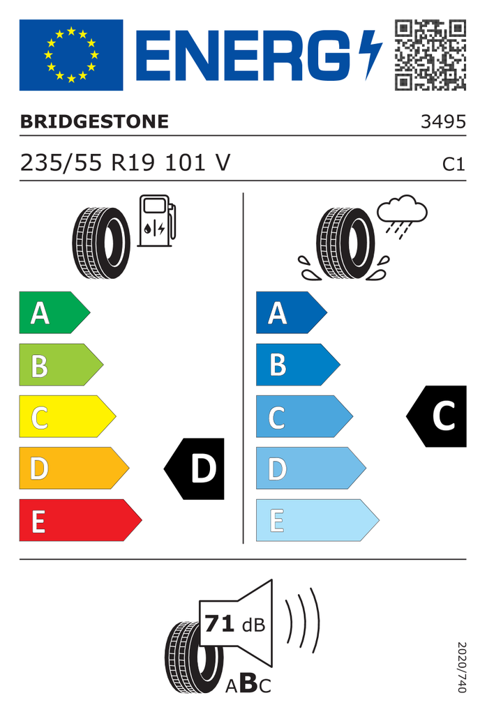 EU Tyre Label 382188