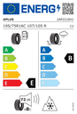 EU Tyre Label 729462