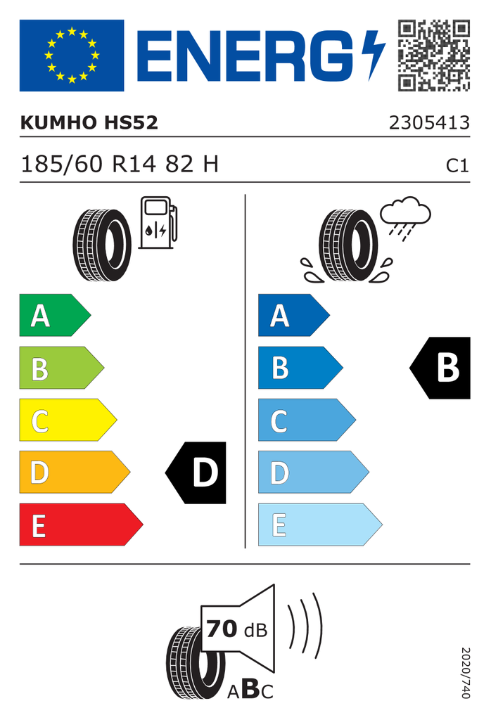 EU Tyre Label 1016034