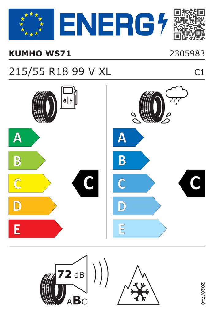 EU Tyre Label 1211465