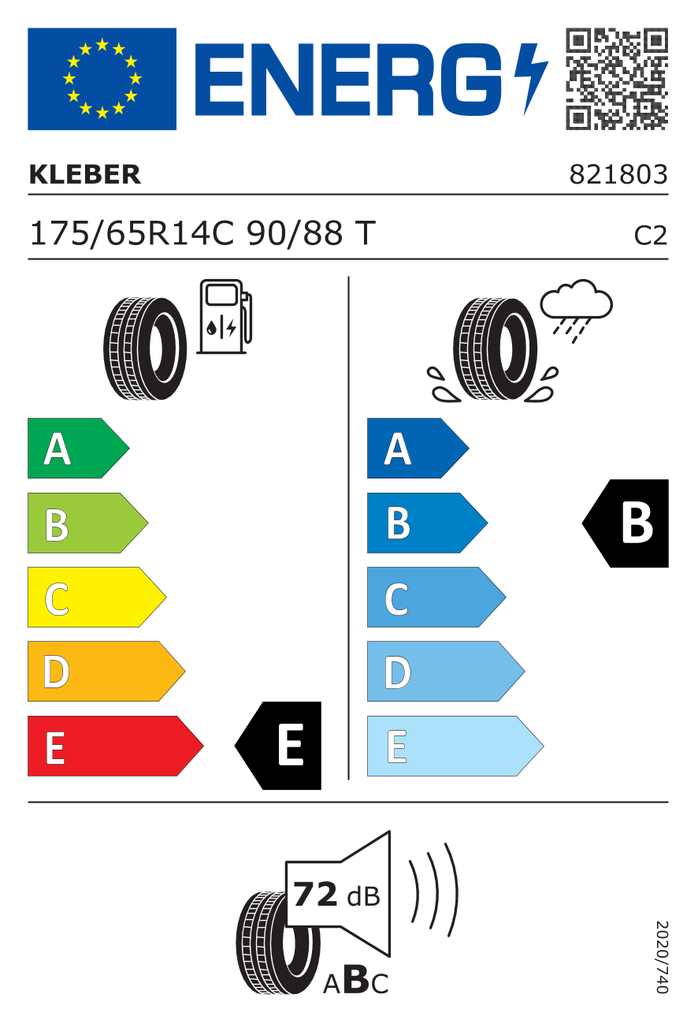 EU Tyre Label 412311