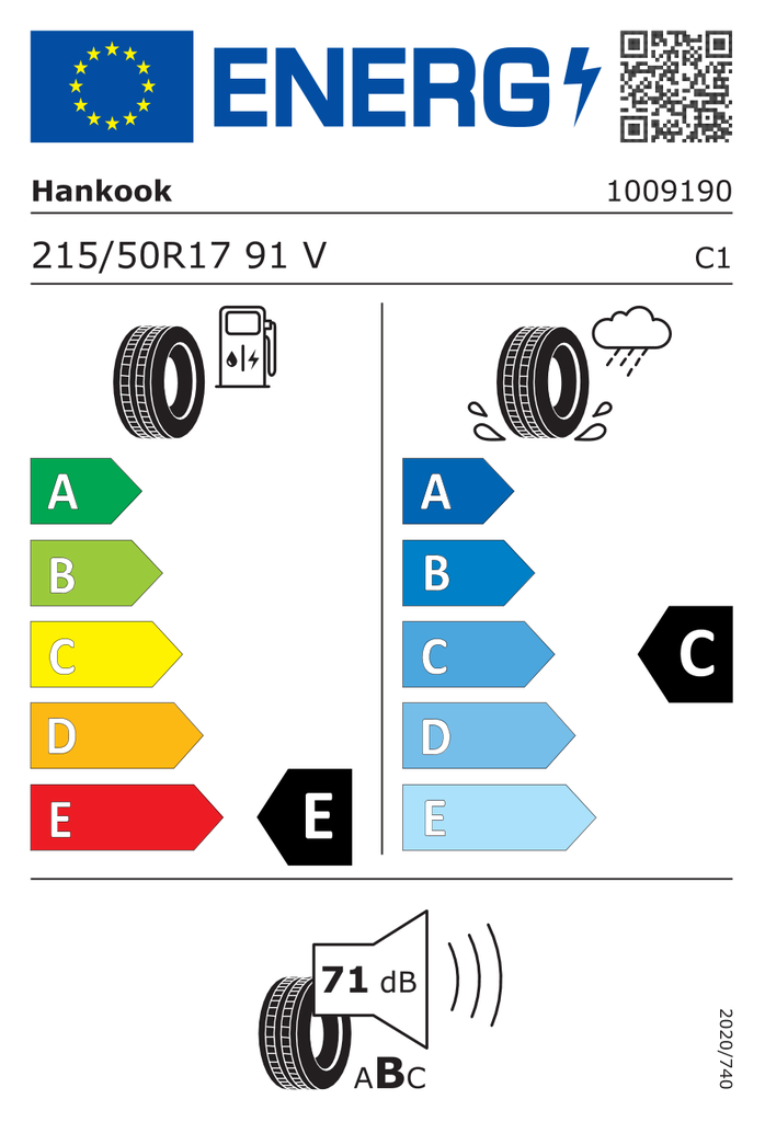 EU Tyre Label 499165